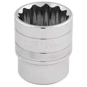 Draper 1/2" Square Drive Hi-Torq 12 Point Socket 28mm 33518