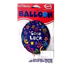 Everts Good Luck Foil Balloon Navy/Multicoloured (One Size)