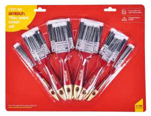 Amtech S3940 10 Piece paint brush set