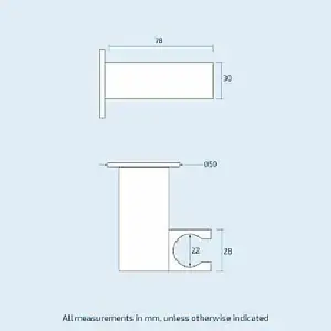 Nes Home Bathroom Round Wall Mounted Elbow Brass Bracket Shower Handset Holder