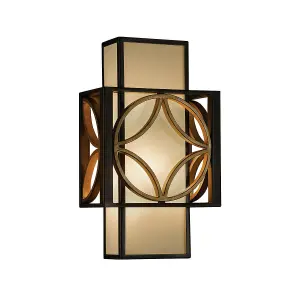 Wall Light Sconce Heritage Bronze Parissiene Gold LED E14 60W Bulb