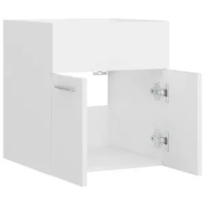 Berkfield Sink Cabinet White 41x38.5x46 cm Engineered Wood