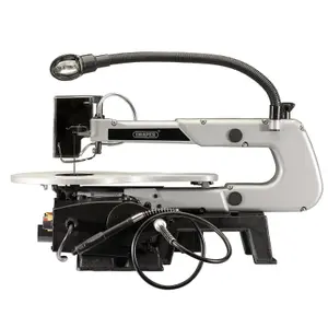 Draper Variable Speed Scroll Saw with Flexible Drive Shaft and Worklight, 405mm, 90W 22791