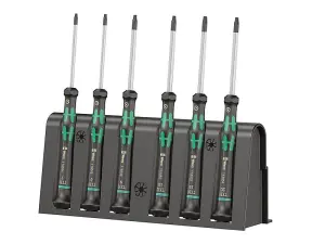 Wera 05118154001 Kraftform 2067 Micro Screwdriver Set, 6 Piece WER118154