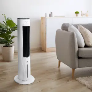 Pro Breeze 5L Evaporative Air Cooler & Portable Tower Fan with Sleep, Natural and Humidification Modes