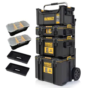 Dewalt Toughsystem 2 DS450 Rolling Tool Storage Box Trolley + Tote DS400 + DS280