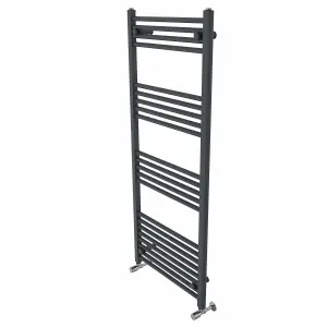 Rinse Straight Bathroom Heated Towel Rail Ladder Radiator Anthracite 1400x600mm