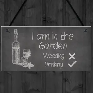 Funny Shabby Chic Garden Sign Hanging Summerhouse Shed Sign Home Decor