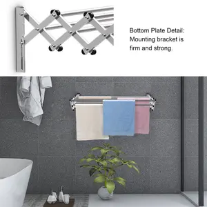 Metal Foldable Wall-Mounted Drying Rack