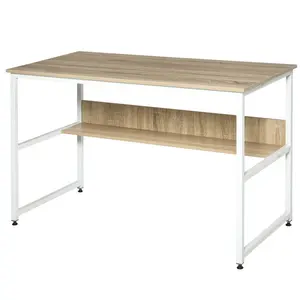 Correia Writing Desk White / Oak