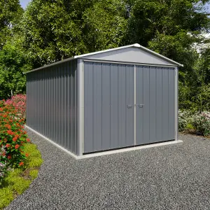 Yardmaster Metal Garage (Anthracite) 1017A