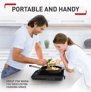 Tefal IH201840 Everyday Portable Induction Hob, Black