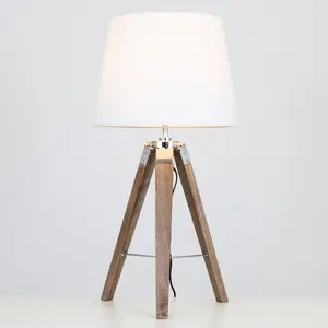 Bella Vista Wood Tripod Lamp (Set of 2) White / Yes