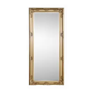 Vigue Wood Flat Floor Mirror