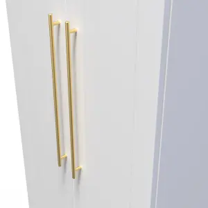 Helmsley 2 Door Wardrobe in White Ash (Ready Assembled)