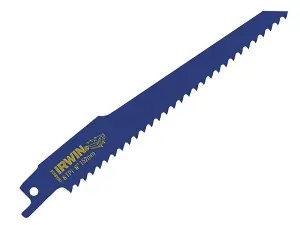 IRWIN 656R Sabre Saw Blade Nail Embedded Wood Cutting 150mm Pack of 5