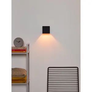 Lucide Xio Modern Up Down Wall Light - LED Dim. - G9 - 1x4W 2700K - Black