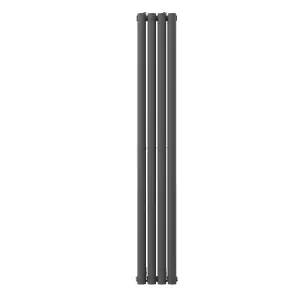 VURTU2 Designer Vertical Double Panel Radiator, 1600(H) x 240(W), Anthracite, 613631