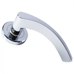 Serozzetta Latch Door Handle (Set of 2) Polished Chrome