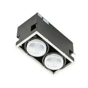 Luminosa Modern Technical LED Recessed Ceiling White, Black, Warm White 3000K 3045lm