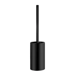 BESLAGSBODEN - Toilet Brush. Free Standing. Black Steel. Height 370 mm.