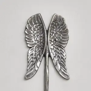 Melody Maison Antique Silver Angel Wings Wall Hook