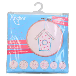 BIRD HOUSE - Embroidery Kit with Hoop: Bird House - Anchor