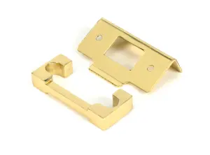 From The Anvil Polished Brass  1/2" Rebate Kit for Heavy Duty Latch