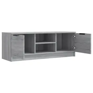 vidaXL TV Cabinet Grey Sonoma 102x35x36.5 cm Engineered Wood