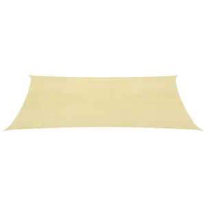 Berkfield Sunshade Sail 160 g/m2 Beige 2.5x4.5 m HDPE