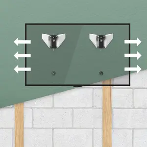 AVF Premium Flat TV Mount for ANY WALL, for TVs 37-100"