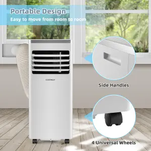 Costway 7000BTU Air Conditioner 3-in-1 Air Cooling Fan Dehumidifier with Remote Control