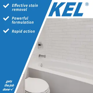 KEL - Mould Stain Remover Spray, Removes Mouldy Stains From Walls, Tiles, Silicone Seals & More - 500ml