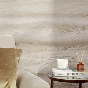 Elissia Marble Wallpaper In Cream