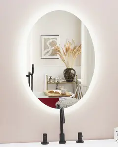 LED Bathroom Mirror VIRIAT Silver