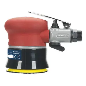 Sealey Air Palm Orbital Sander With Variable Speed Control Diameter 75mm GSA003