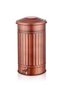 Rozi Copper Step On Rubbish Bin (24 Litres)