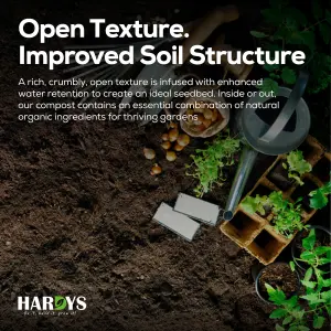 Hardys 150L All-Plant Multi-purpose Compost - Ideal for Young & Mature Plants, Potting and Growing Compost Soil, Loam Based