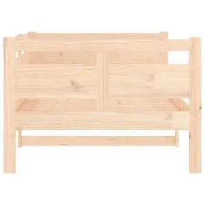 Berkfield Day Bed Solid Wood Pine 90x190 cm