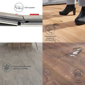 GoodHome Classy Natural Oak effect Composite Click flooring, 1.98m²