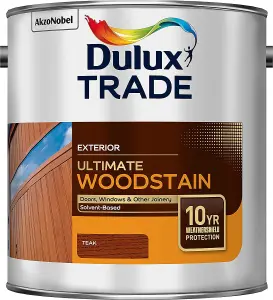 Dulux Trade Ultimate Weathershield Woodstain - Teak - 2.5L