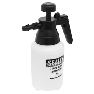 Sealey Pressure Solvent Sprayer With Viton Seals Adjustable Nozzle 1L SCSG02