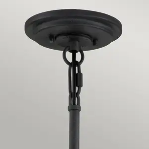 Luminosa Hinkley Silas Cylindrical Pendant Ceiling Light Aged Zinc & Heritage Brass