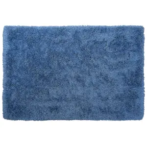 Shaggy Area Rug 160 x 230 cm Blue CIDE