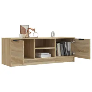 vidaXL TV Cabinet Sonoma Oak 102x35x36.5 cm Engineered Wood