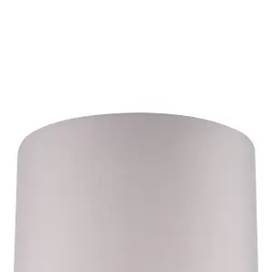 GoodHome Kpezin Light grey Fabric dyed Light shade (D)30cm