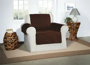 Brown Sofa Cover - 1 Seat Armchair