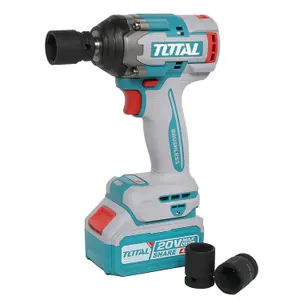 Total Li-Ion 20V Impact Wrench (with 2 x Batteries & Charger) - TIWLI2050