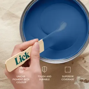 Lick Blue 111 Matt Emulsion paint, 2.5L