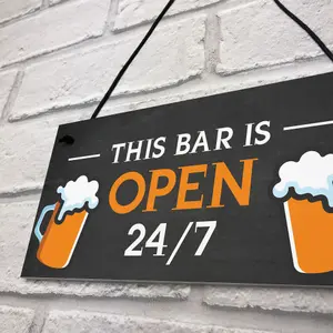 Funny Bar Sign Humour Joke HOME BAR Man Cave Pub Garage Sign  Gift